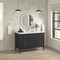 James Martin Vanities 48'' Vanity, Carbon Oak w/ Single Hole 3 CM White Zeus Quartz Top & Backsplash 485-V48-CBO-1WZ - alternate 7